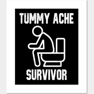 Tummy Ache Survivor Posters and Art